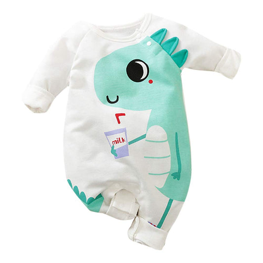 Horizon Kids Boys & Girls Cotton Graphic Print Bodysuit in White Color – Comfortable & Stylish