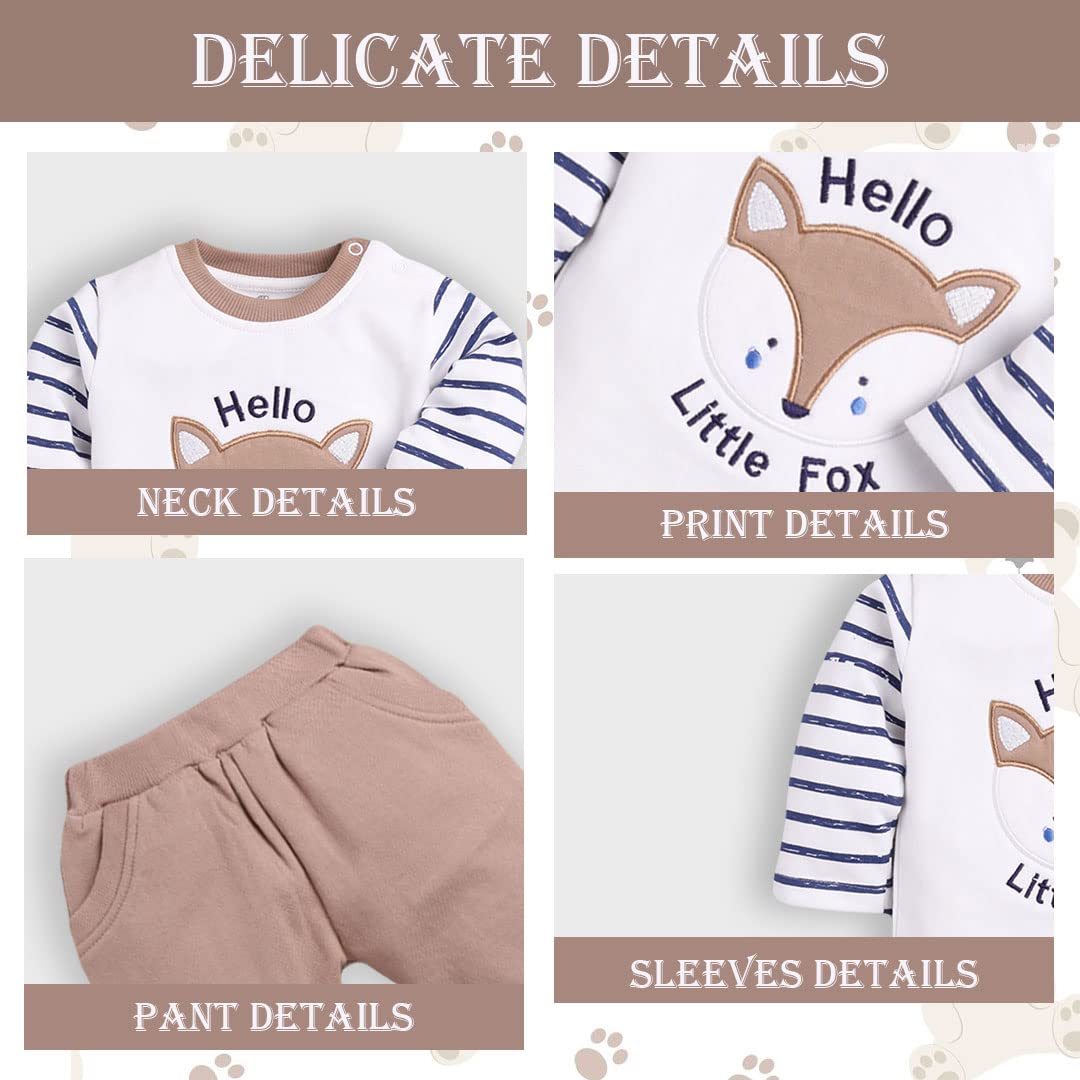 Druvia Pure Cotton Baby Suit for Daily Wear | Soft, Comfortable & Gentle Fabric for Infants and Toddlers