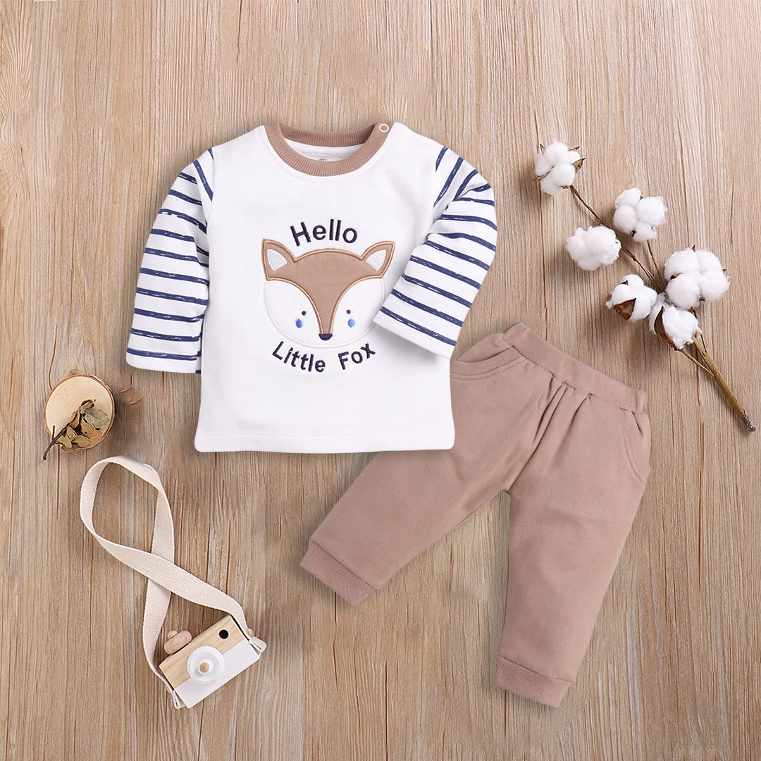 Blissful Garden Full Sleeves Designer Clothing Set for Baby Girl